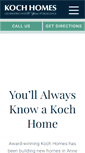 Mobile Screenshot of kochhomes.com